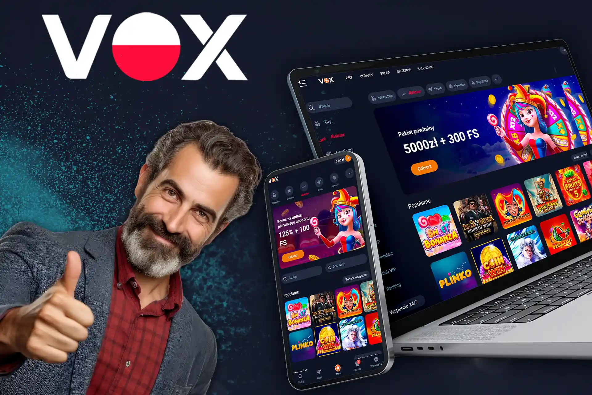 Koniecznie odwiedź kasyno Vox! Zagraj w tysiące gier hazardowych i otrzymuj bonusy!