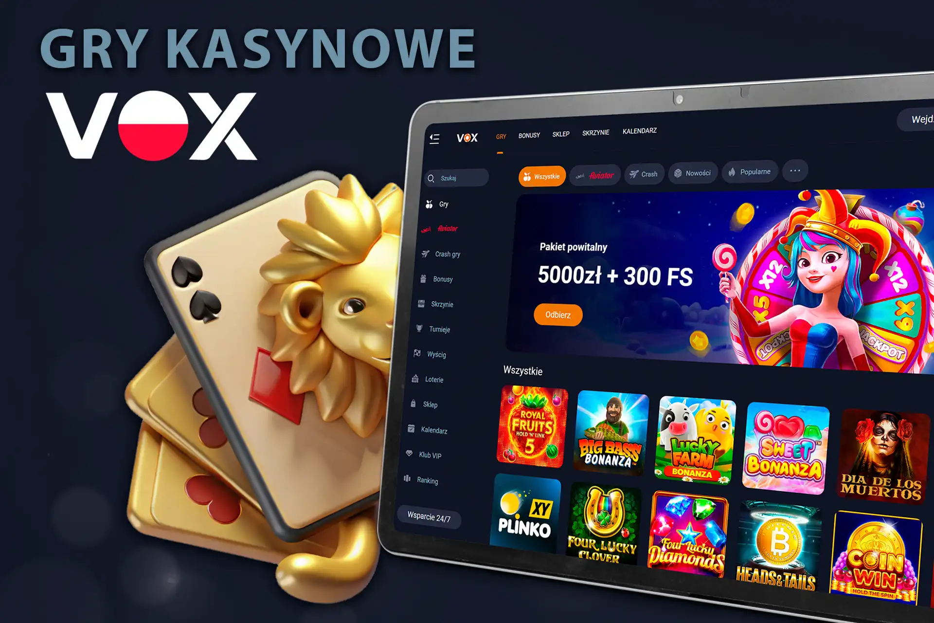 Sprawdź tysiące najlepszych gier hazardowych w kasynie